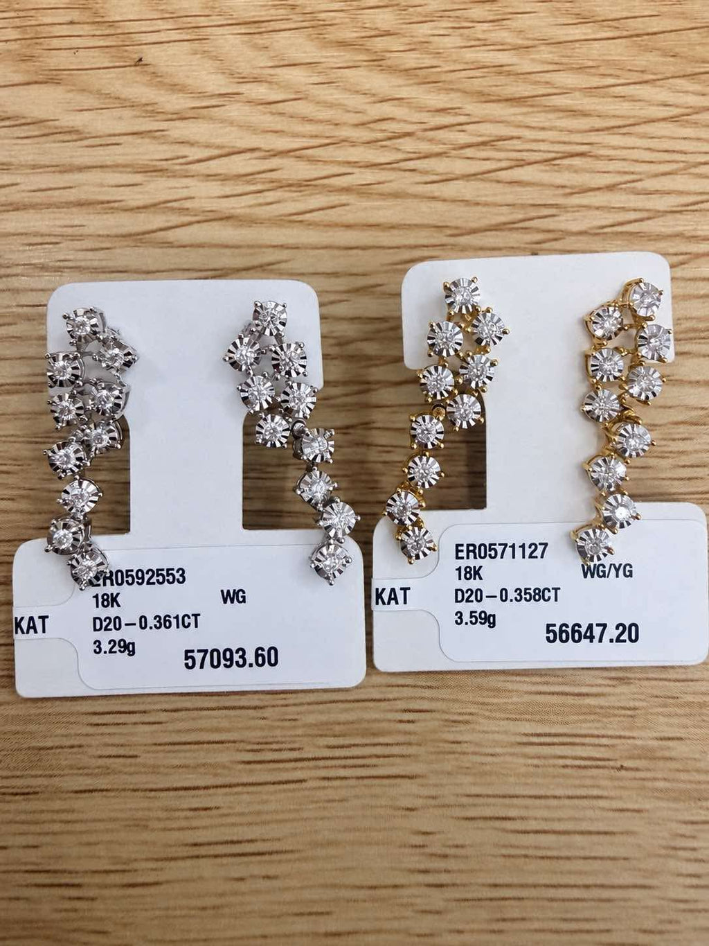 Natural Diamonds Earring and necklace