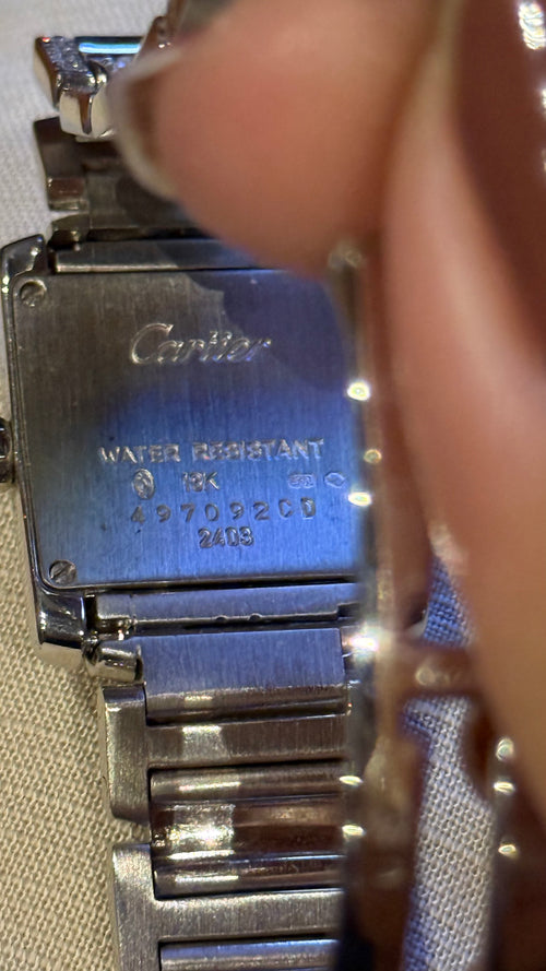 Cartier Tank Française Diamond Quartz Watch – Pre-Owned