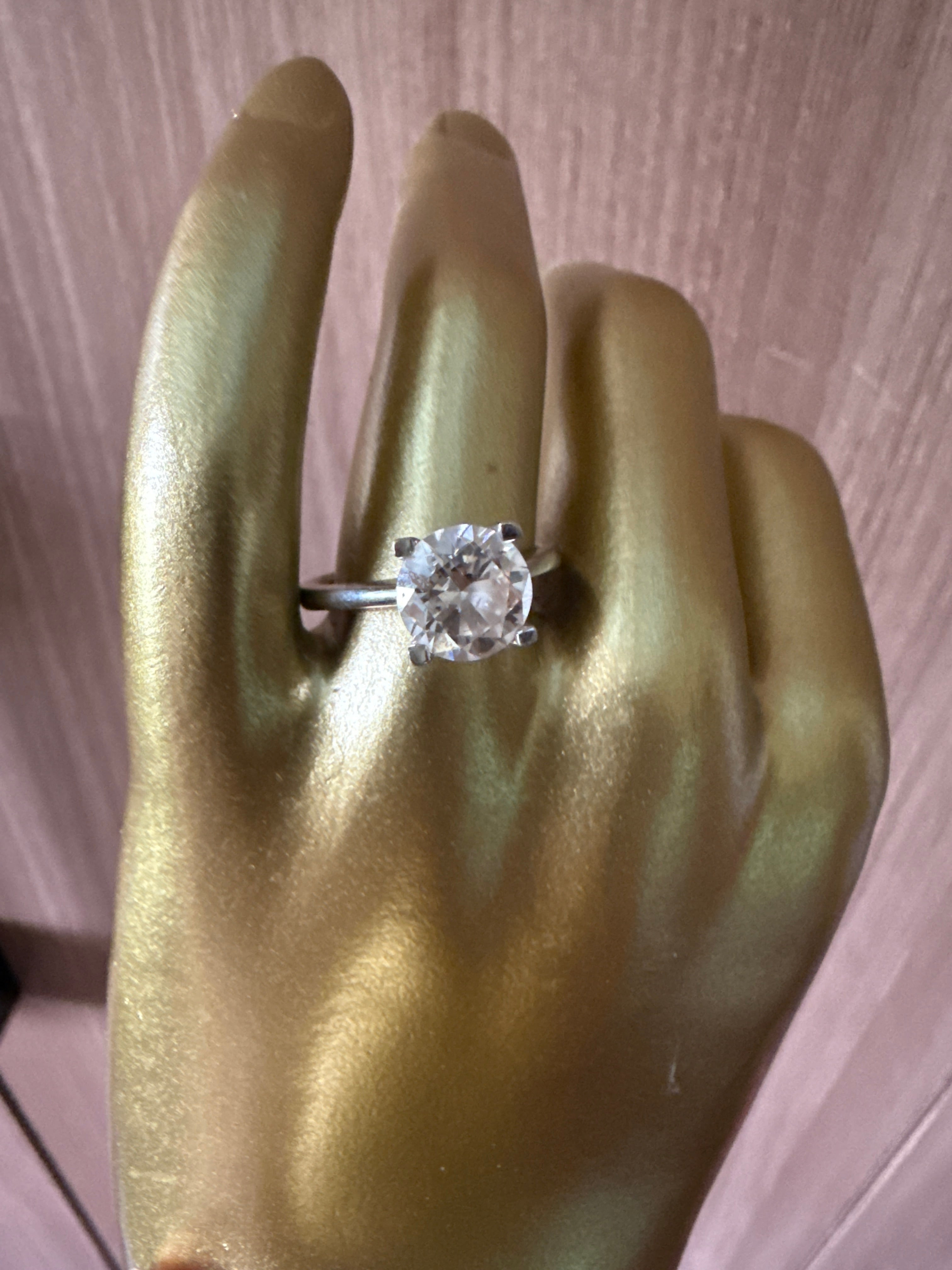 2 ct solitaire ring